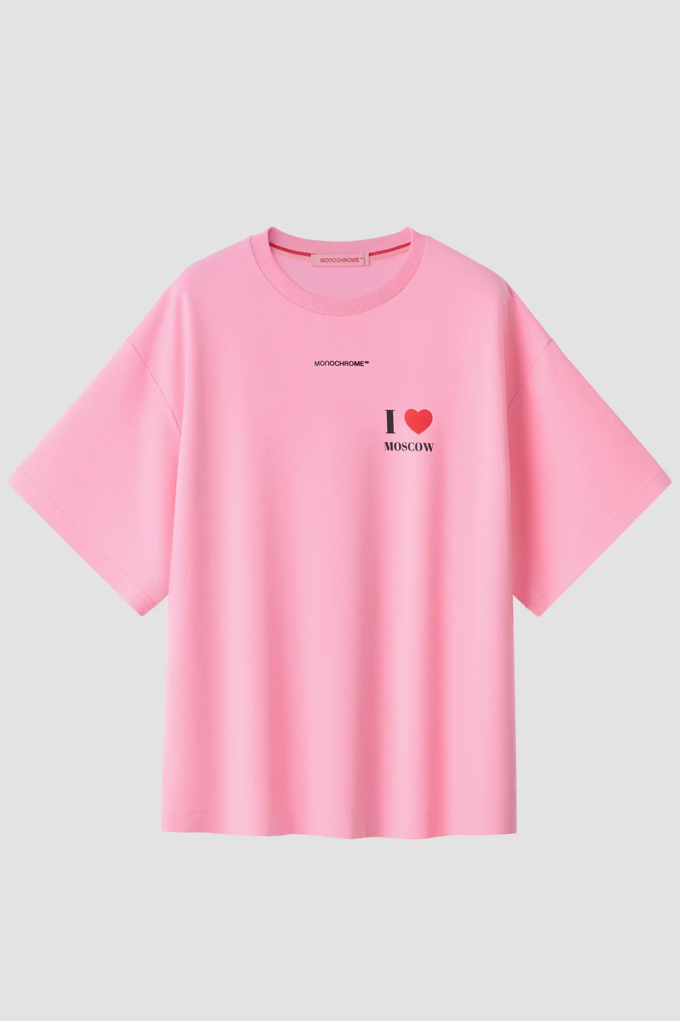Футболка MONOCHROME I ❤️ MOSCOW